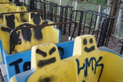 Wagen der Achterbahn